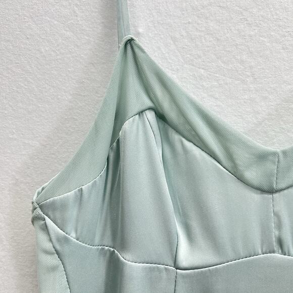 Intimately Free People City Cool Midi Slip Dress Size XS Ice Blue - Picture 4 of 14